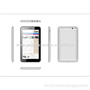7-inch 3G Tablet PC, Phablets, MTK8312, 1,024 x 600 Pixels